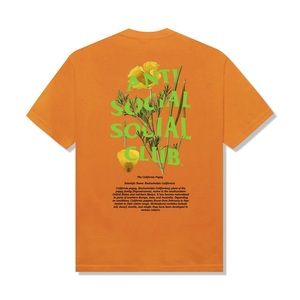 Like New Anti Social Social Club Poppy Tee